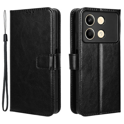 For Xiaomi Redmi Note 13R Pro 5G / Poco X6 Neo 5G Leather Phone Cover with Wallet Card Slots