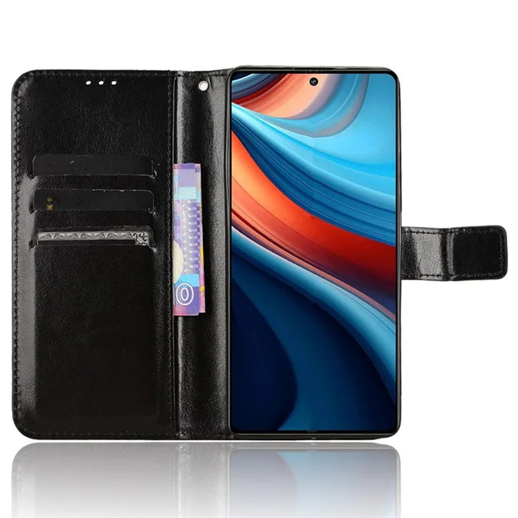 For Xiaomi Redmi Note 13R Pro 5G / Poco X6 Neo 5G Leather Phone Cover with Wallet Card Slots