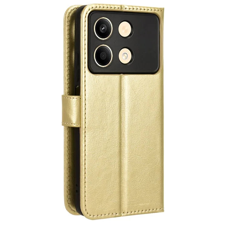 For Xiaomi Redmi Note 13R Pro 5G / Poco X6 Neo 5G Leather Phone Cover with Wallet Card Slots