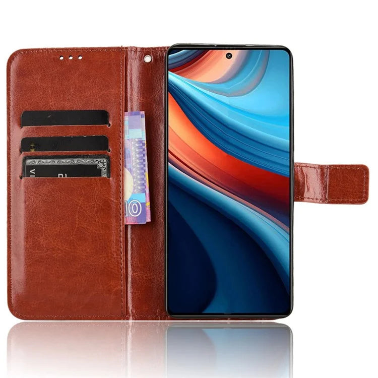 For Xiaomi Redmi Note 13R Pro 5G / Poco X6 Neo 5G Leather Phone Cover with Wallet Card Slots