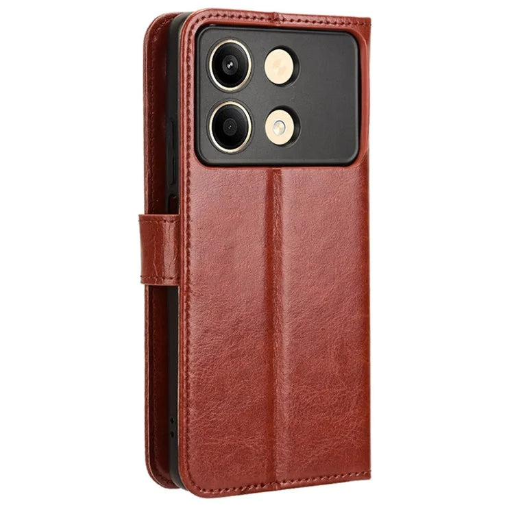 For Xiaomi Redmi Note 13R Pro 5G / Poco X6 Neo 5G Leather Phone Cover with Wallet Card Slots
