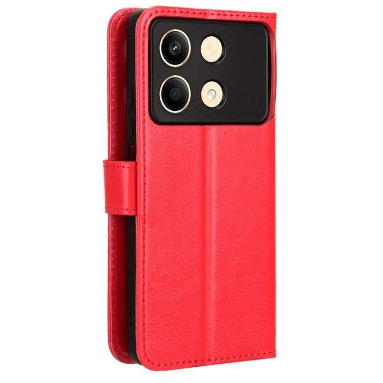 For Xiaomi Redmi Note 13R Pro 5G / Poco X6 Neo 5G Leather Phone Cover with Wallet Card Slots