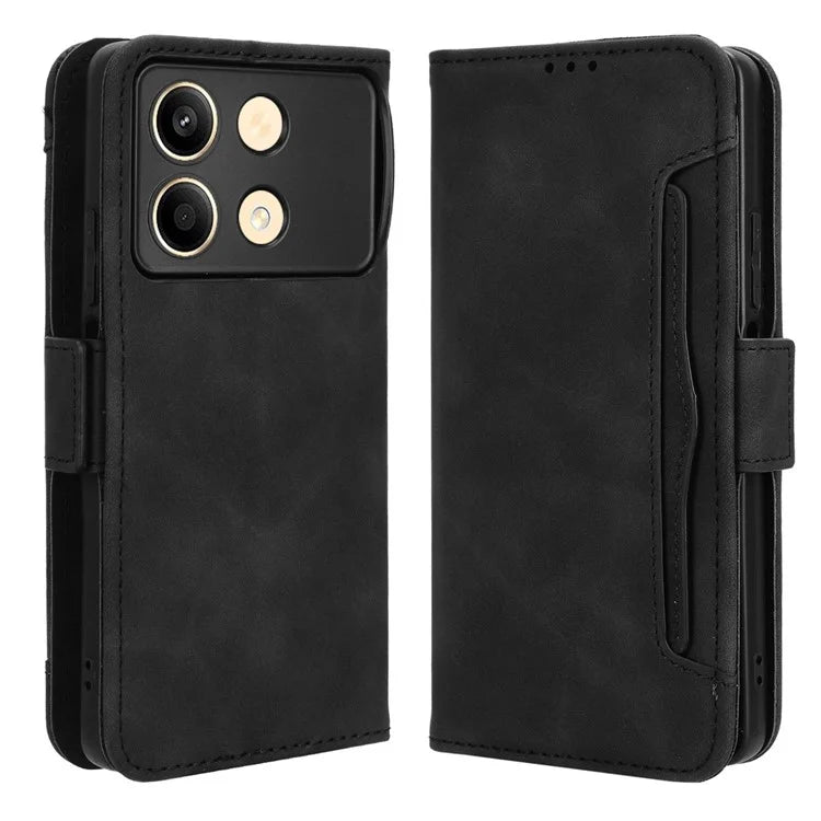 For Xiaomi Redmi Note 13R Pro 5G / Poco X6 Neo 5G Leather Case Phone Cover with Card Slots