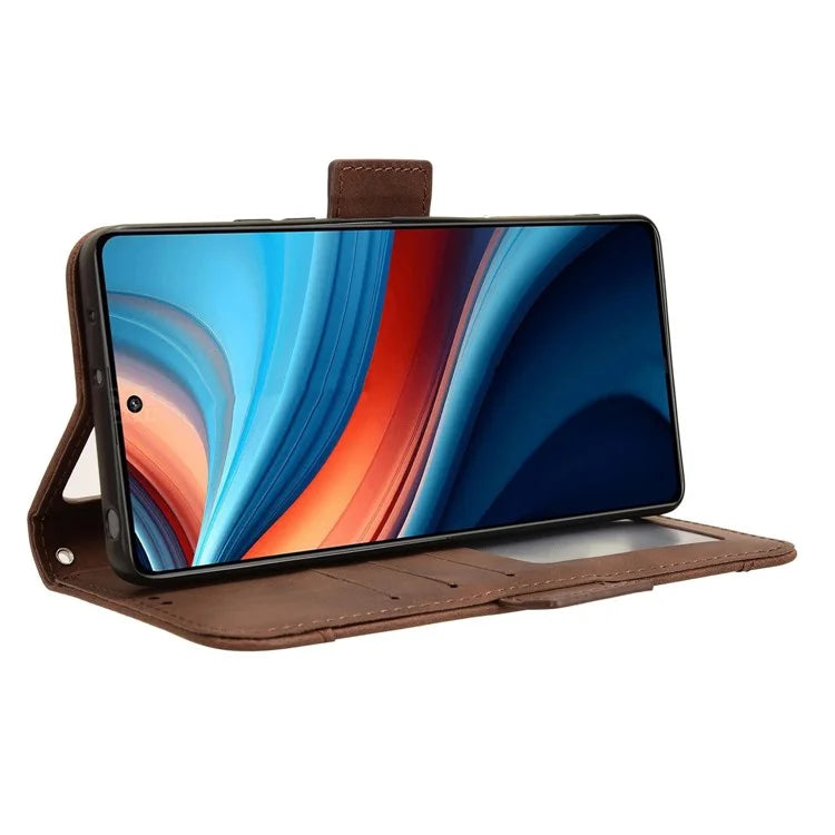 For Xiaomi Redmi Note 13R Pro 5G / Poco X6 Neo 5G Leather Case Phone Cover with Card Slots