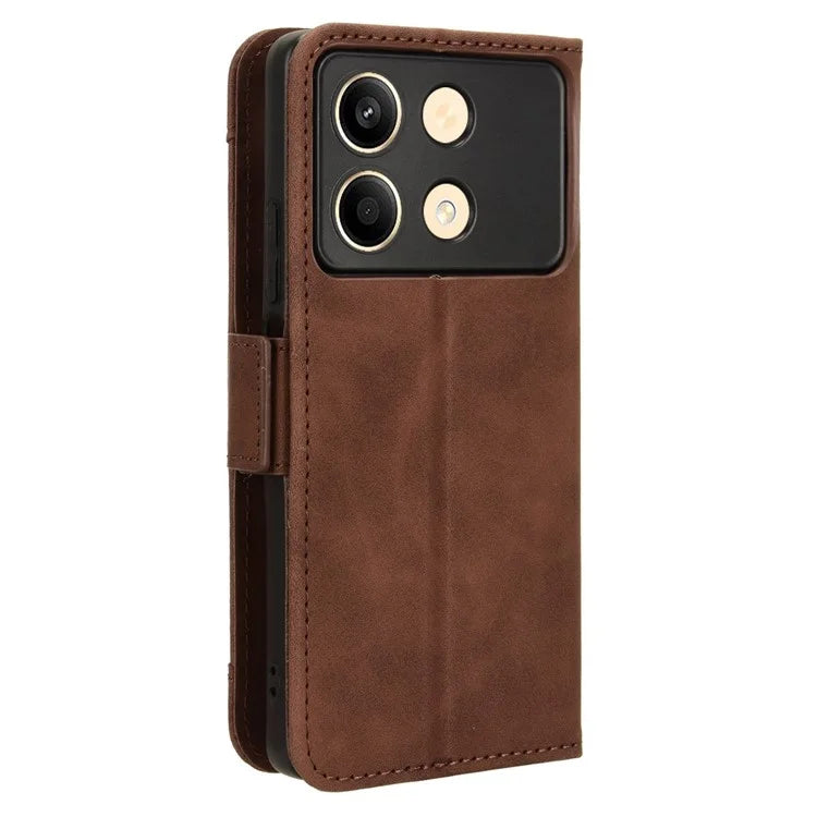 For Xiaomi Redmi Note 13R Pro 5G / Poco X6 Neo 5G Leather Case Phone Cover with Card Slots