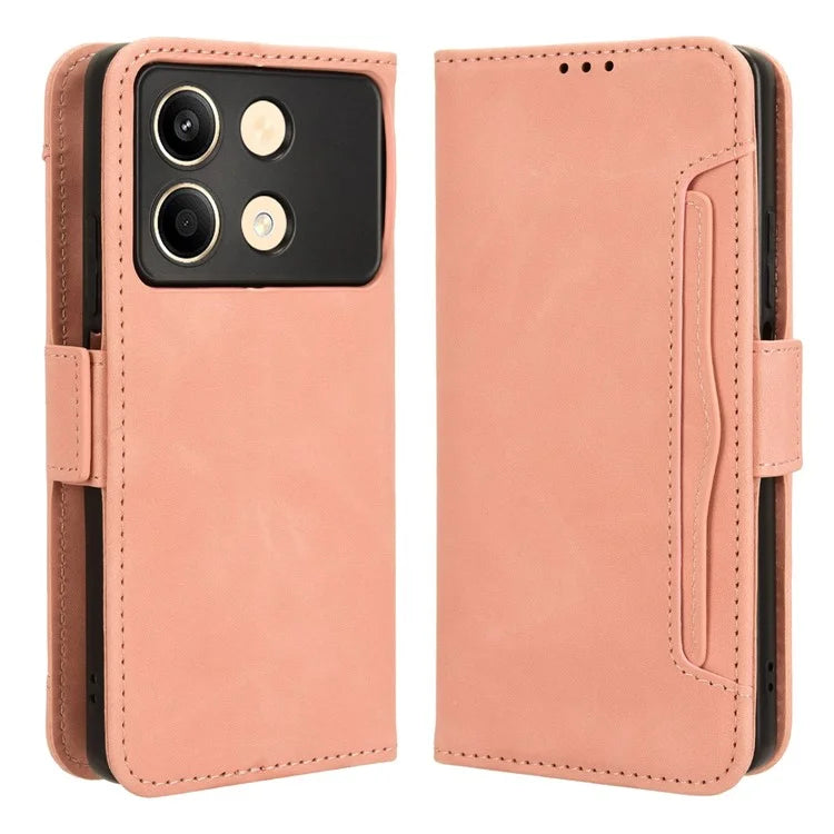 For Xiaomi Redmi Note 13R Pro 5G / Poco X6 Neo 5G Leather Case Phone Cover with Card Slots
