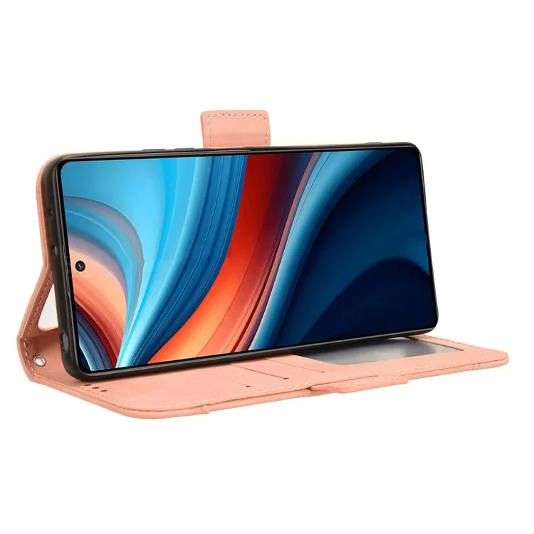 For Xiaomi Redmi Note 13R Pro 5G / Poco X6 Neo 5G Leather Case Phone Cover with Card Slots