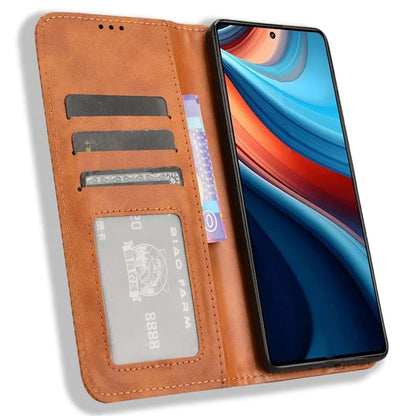 For Xiaomi Redmi Note 13R Pro 5G / Poco X6 Neo 5G Leather Wallet Case Magnetic Auto Closing