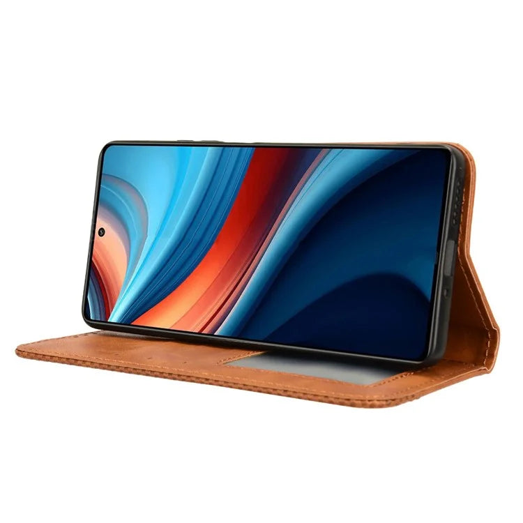 For Xiaomi Redmi Note 13R Pro 5G / Poco X6 Neo 5G Leather Wallet Case Magnetic Auto Closing