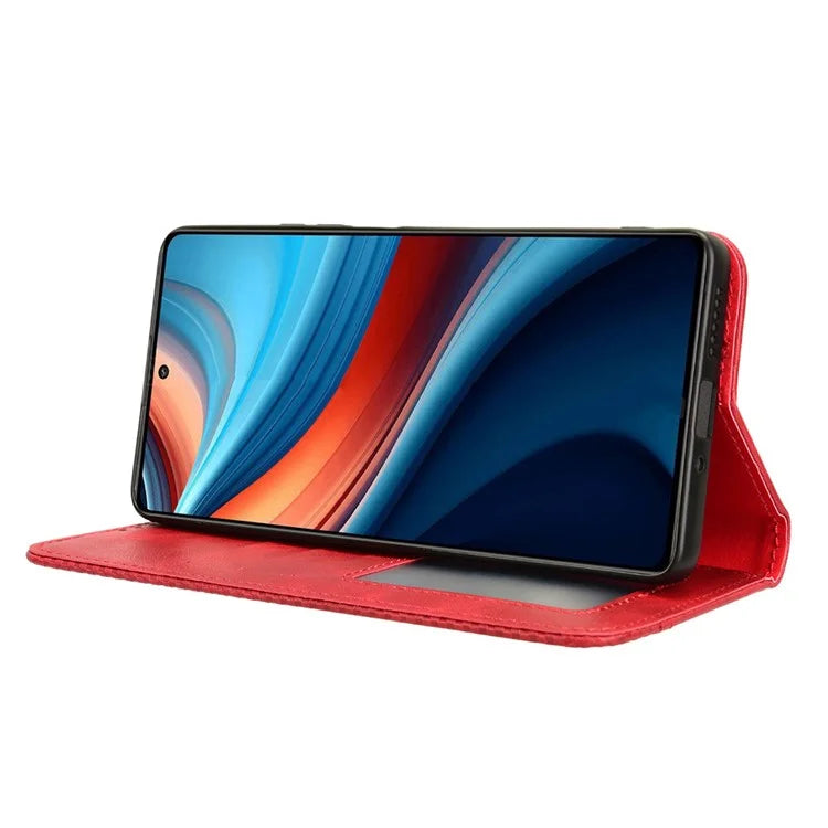 For Xiaomi Redmi Note 13R Pro 5G / Poco X6 Neo 5G Leather Wallet Case Magnetic Auto Closing