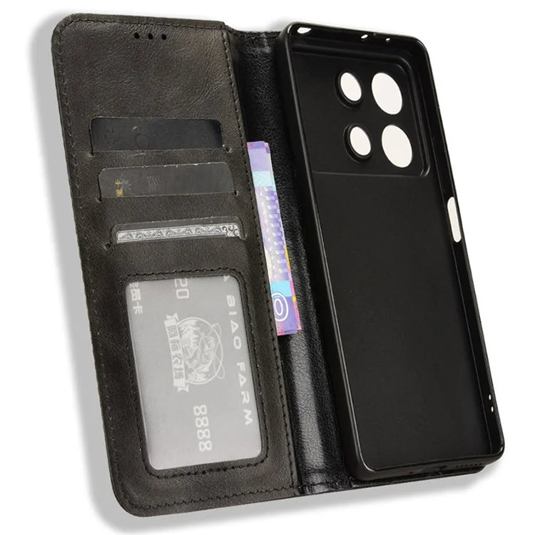 For Xiaomi Redmi Note 13R Pro 5G / Poco X6 Neo 5G Leather Wallet Case Magnetic Auto Closing