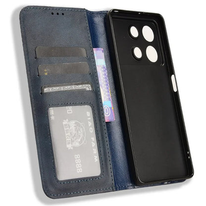 For Xiaomi Redmi Note 13R Pro 5G / Poco X6 Neo 5G Leather Wallet Case Magnetic Auto Closing