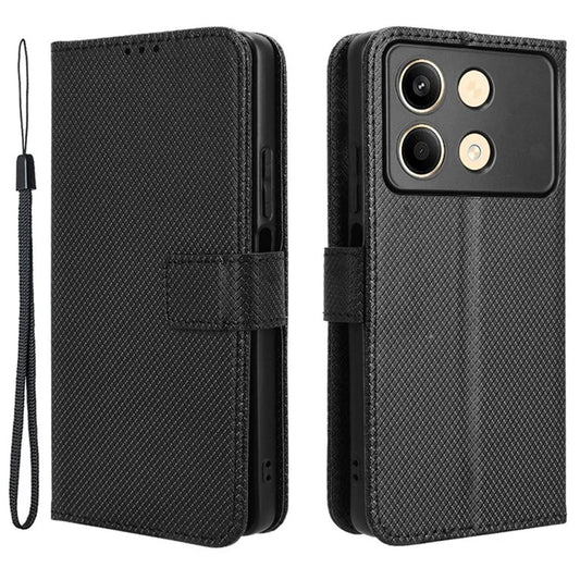 For Xiaomi Redmi Note 13R Pro 5G / Poco X6 Neo 5G PU Leather Phone Case Shockproof Cover