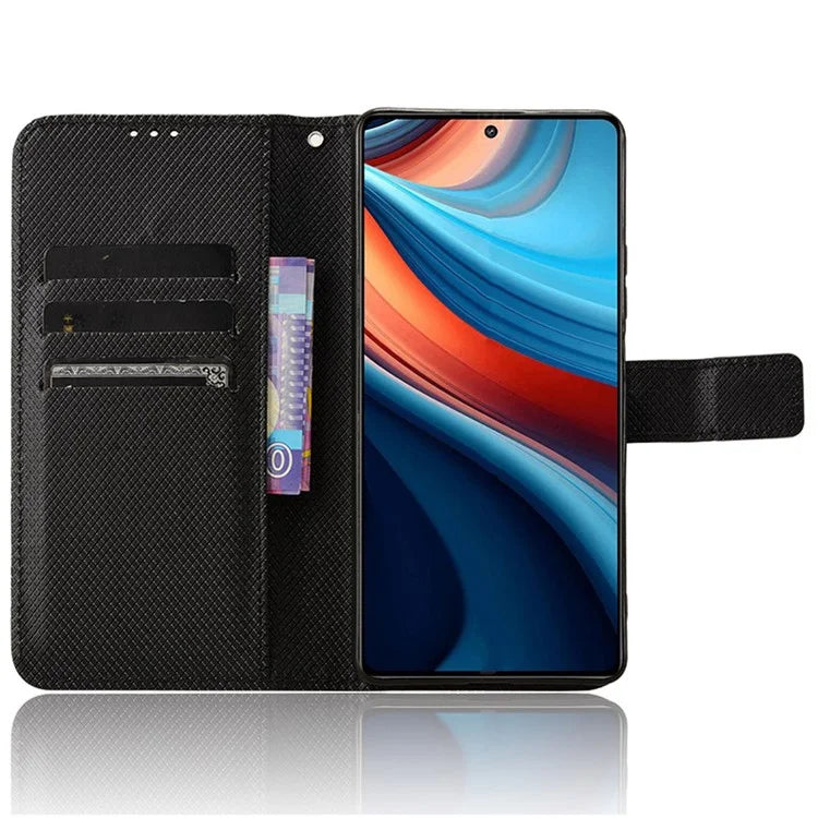 For Xiaomi Redmi Note 13R Pro 5G / Poco X6 Neo 5G PU Leather Phone Case Shockproof Cover