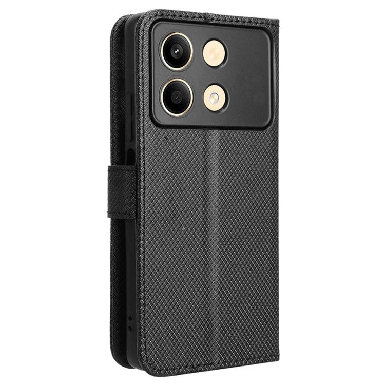 For Xiaomi Redmi Note 13R Pro 5G / Poco X6 Neo 5G PU Leather Phone Case Shockproof Cover