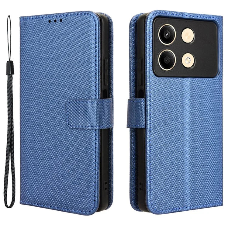 For Xiaomi Redmi Note 13R Pro 5G / Poco X6 Neo 5G PU Leather Phone Case Shockproof Cover