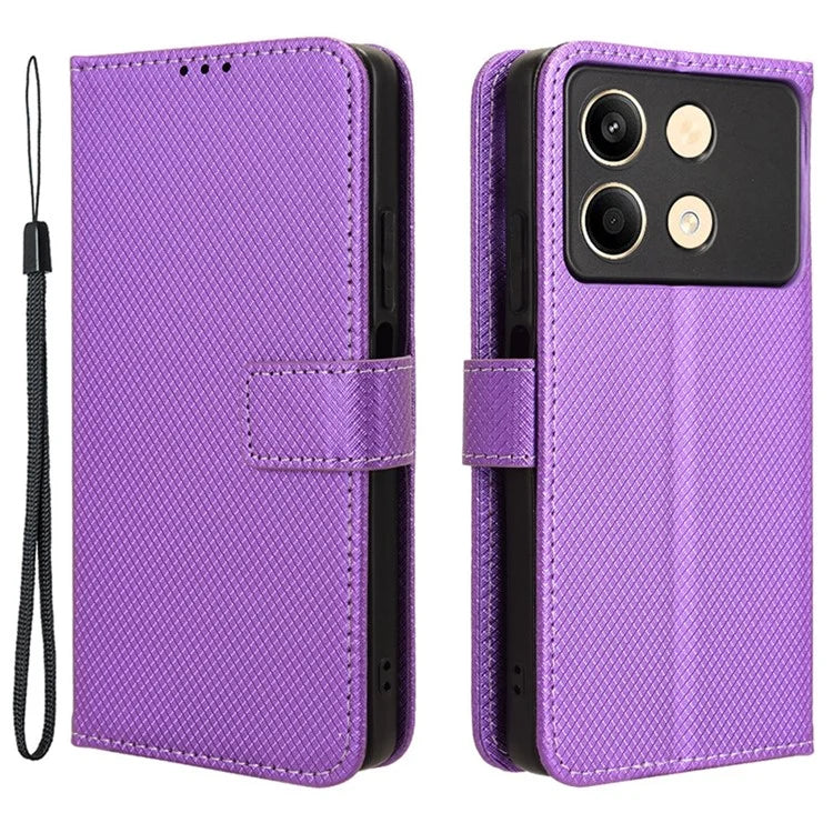 For Xiaomi Redmi Note 13R Pro 5G / Poco X6 Neo 5G PU Leather Phone Case Shockproof Cover
