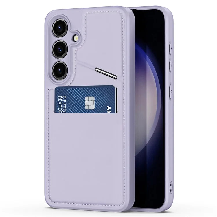DUX DUCIS Rafi II Series for Samsung Galaxy S24+ Magnetic Case PU Leather Kickstand Phone Cover