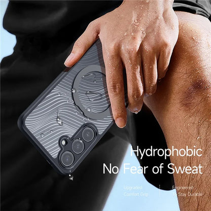 DUX DUCIS Aimo Series for Samsung Galaxy S24 Magnetic Case Kickstand Phone Cover (REACH Certification)