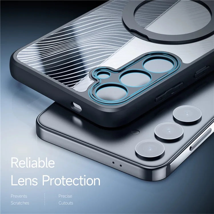 DUX DUCIS Aimo Series for Samsung Galaxy S24 Magnetic Case Kickstand Phone Cover (REACH Certification)