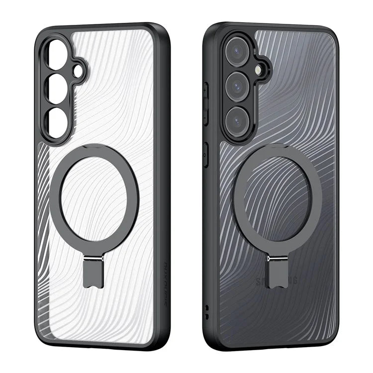 DUX DUCIS Aimo Series for Samsung Galaxy S24+ Magnetic Kickstand Case Matte Phone Cover (REACH Certification)