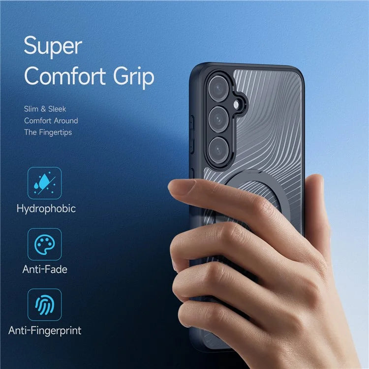 DUX DUCIS Aimo Series for Samsung Galaxy S24+ Magnetic Kickstand Case Matte Phone Cover (REACH Certification)