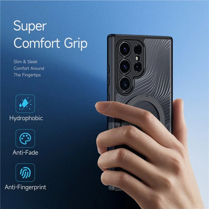 DUX DUCIS Aimo Series for Samsung Galaxy S24 Ultra Magnetic Phone Case Protective Cover Kickstand (REACH Certification)