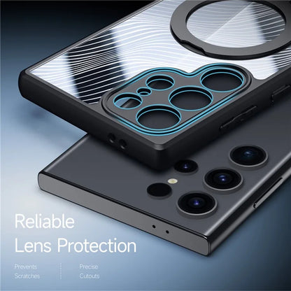 DUX DUCIS Aimo Series for Samsung Galaxy S24 Ultra Magnetic Phone Case Protective Cover Kickstand (REACH Certification)