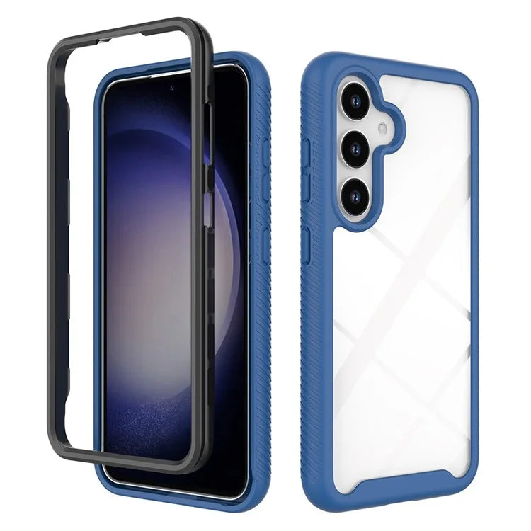 For Samsung Galaxy S24 Case PC+TPU Shock Absorbing Mobile Phone Back Shell