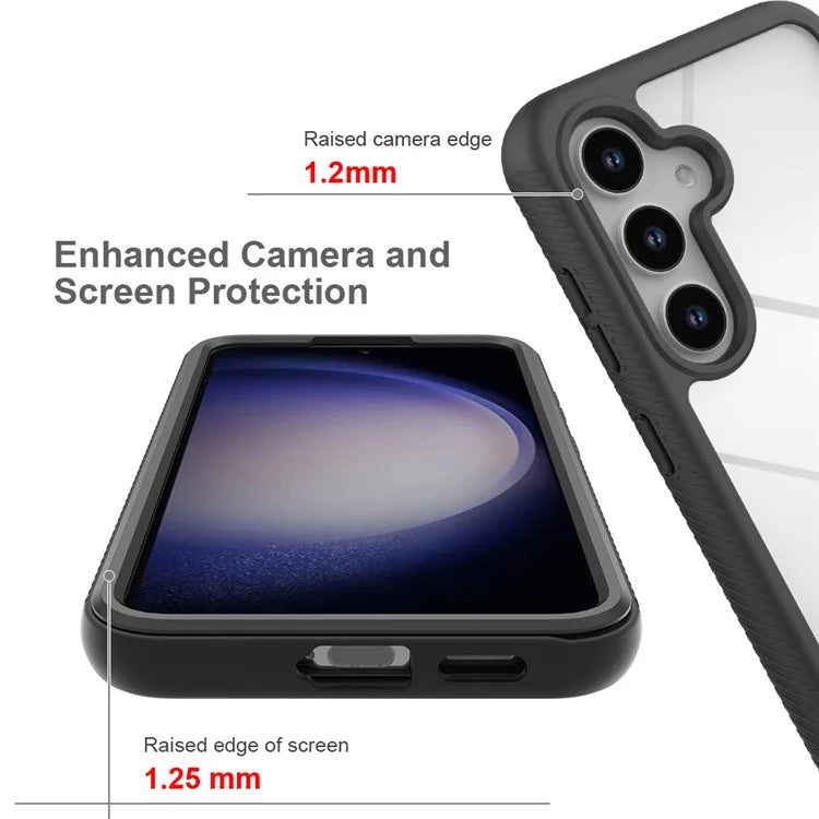 For Samsung Galaxy S24 Case PC+TPU Shock Absorbing Mobile Phone Back Shell