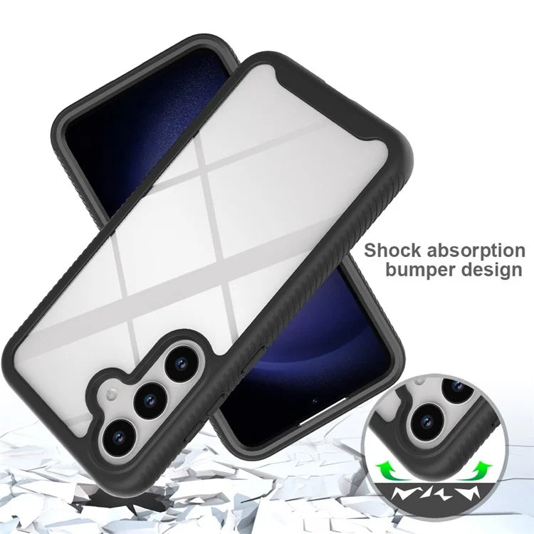 For Samsung Galaxy S24 Case PC+TPU Shock Absorbing Mobile Phone Back Shell