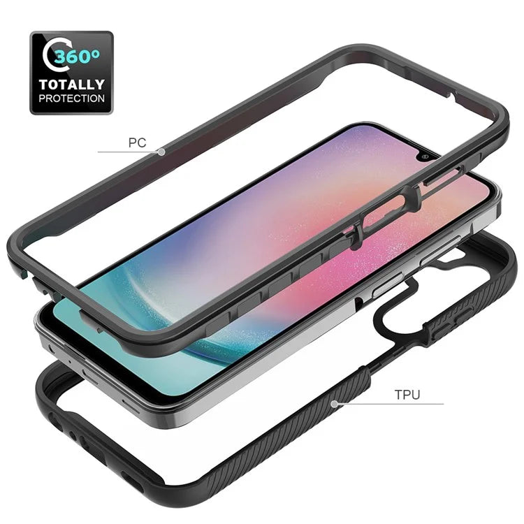 For Samsung Galaxy A25 5G (Global) (161.0 x 76.5 x 8.3mm) Case Anti-drop PC+TPU Phone Back Cover