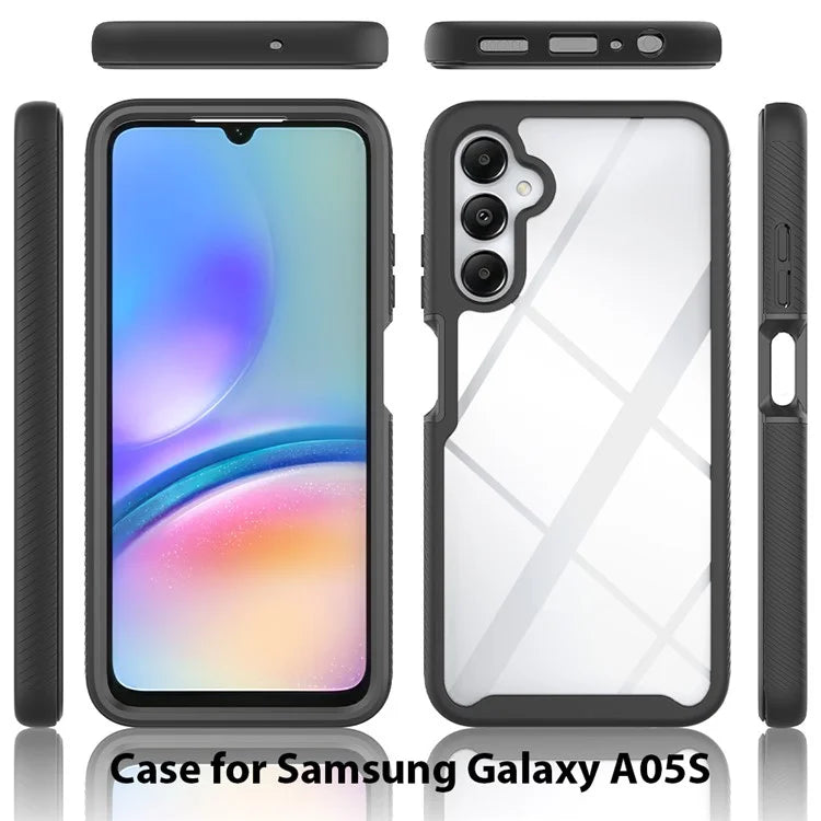 For Samsung Galaxy A05s 4G Case PC+TPU Shockproof Smart Phone Back Shell