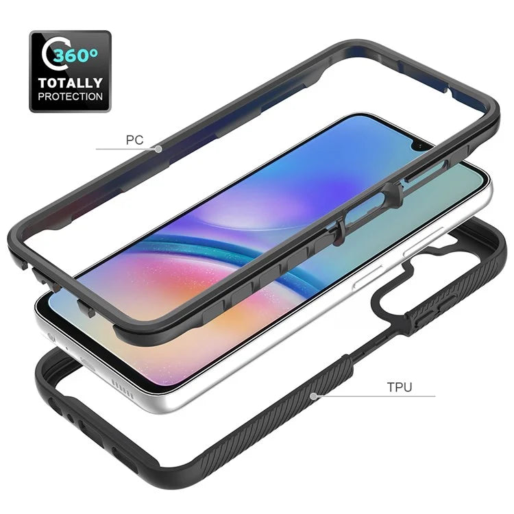 For Samsung Galaxy A05s 4G Case PC+TPU Shockproof Smart Phone Back Shell