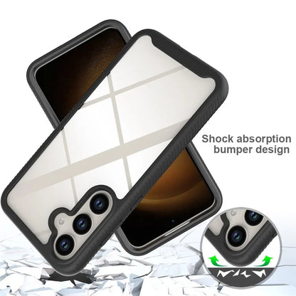 For Samsung Galaxy S24+ Case Scratch-resistant PC+TPU Phone Back Protector