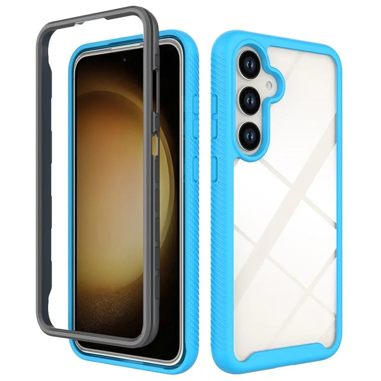For Samsung Galaxy S24+ Case Scratch-resistant PC+TPU Phone Back Protector