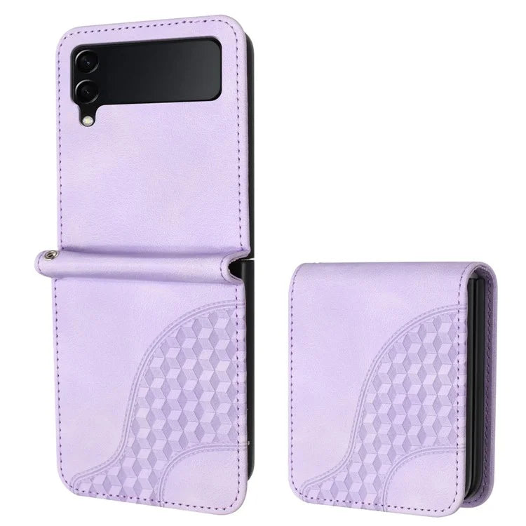 For Samsung Galaxy Z Flip3 5G Phone Case YX0060 Elephant Head Pattern Shockproof Cover