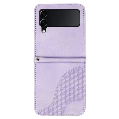 For Samsung Galaxy Z Flip3 5G Phone Case YX0060 Elephant Head Pattern Shockproof Cover