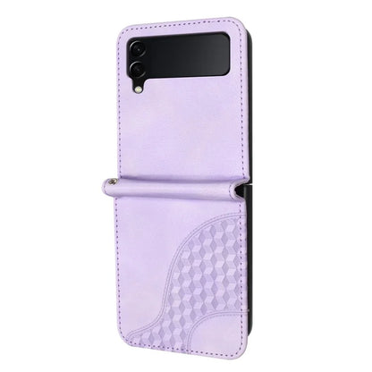 For Samsung Galaxy Z Flip3 5G Phone Case YX0060 Elephant Head Pattern Shockproof Cover