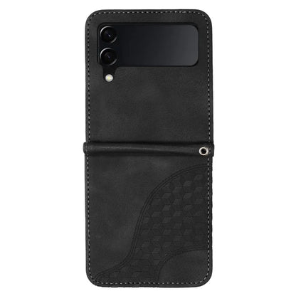 For Samsung Galaxy Z Flip3 5G Phone Case YX0060 Elephant Head Pattern Shockproof Cover