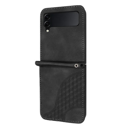 For Samsung Galaxy Z Flip3 5G Phone Case YX0060 Elephant Head Pattern Shockproof Cover