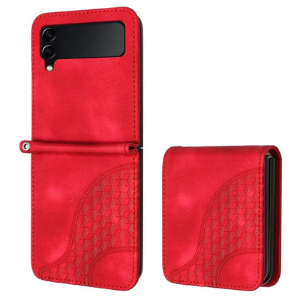 For Samsung Galaxy Z Flip3 5G Phone Case YX0060 Elephant Head Pattern Shockproof Cover