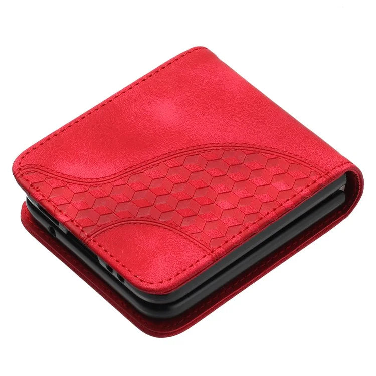 For Samsung Galaxy Z Flip3 5G Phone Case YX0060 Elephant Head Pattern Shockproof Cover