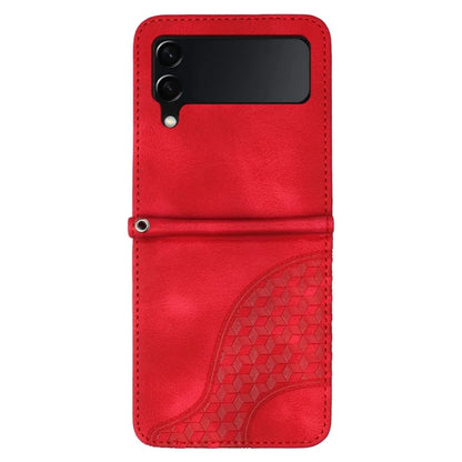 For Samsung Galaxy Z Flip3 5G Phone Case YX0060 Elephant Head Pattern Shockproof Cover