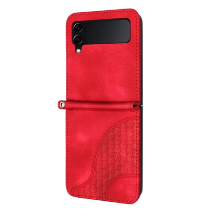For Samsung Galaxy Z Flip3 5G Phone Case YX0060 Elephant Head Pattern Shockproof Cover