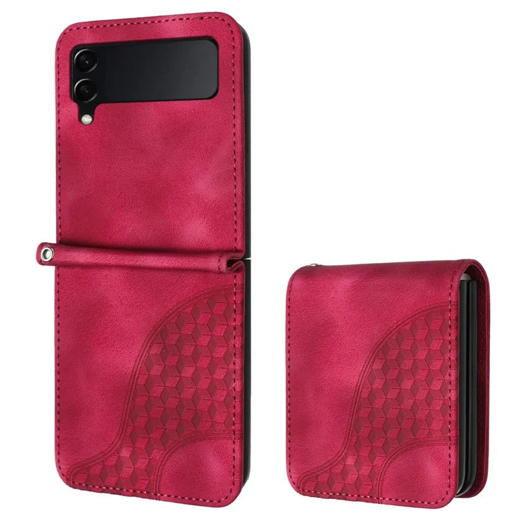 For Samsung Galaxy Z Flip3 5G Phone Case YX0060 Elephant Head Pattern Shockproof Cover