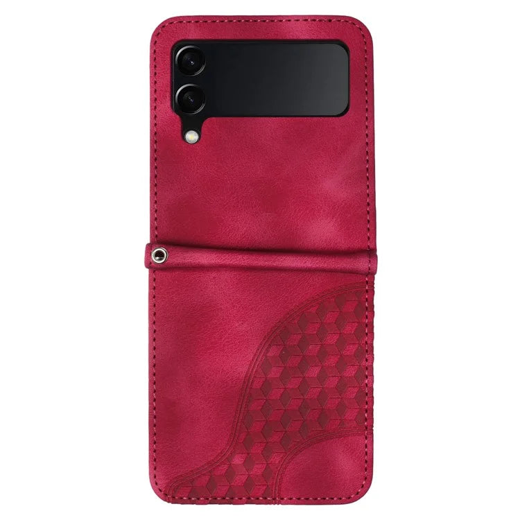 For Samsung Galaxy Z Flip3 5G Phone Case YX0060 Elephant Head Pattern Shockproof Cover