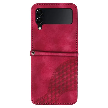For Samsung Galaxy Z Flip3 5G Phone Case YX0060 Elephant Head Pattern Shockproof Cover