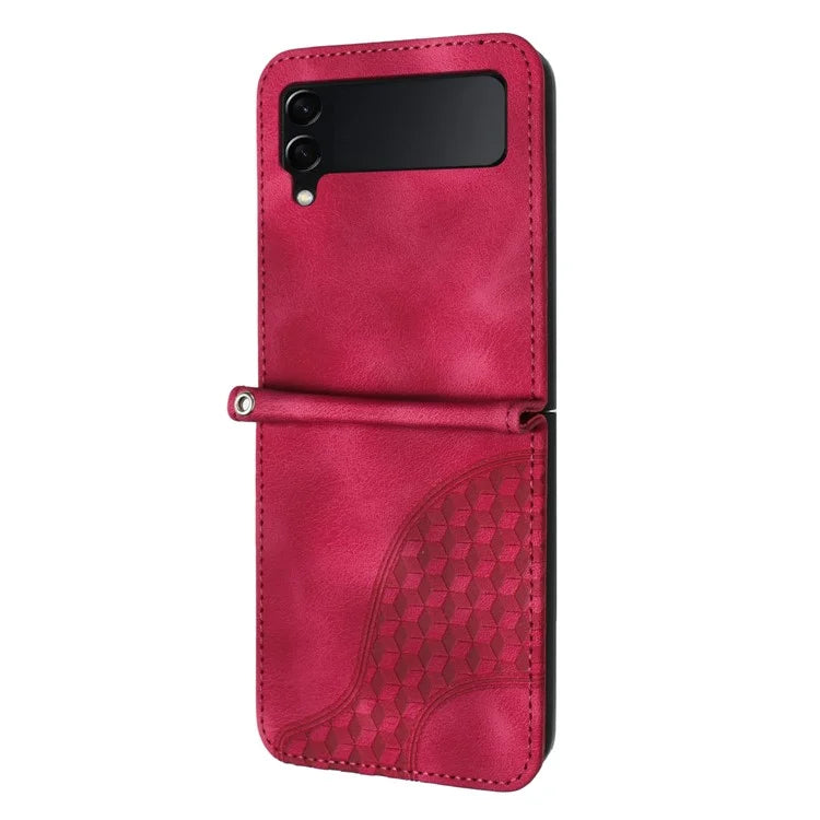 For Samsung Galaxy Z Flip3 5G Phone Case YX0060 Elephant Head Pattern Shockproof Cover
