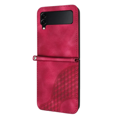 For Samsung Galaxy Z Flip3 5G Phone Case YX0060 Elephant Head Pattern Shockproof Cover